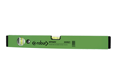 Niveau aluminium 40 cm, � fioles horizontale et verticale, incassables.