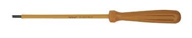 Cl� 6 pans m�le emmanch�e 6.0 mm, isol�e 1000V