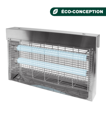 D�sinsectiseur Inox standard LED couvrant jusqu'� 80m2