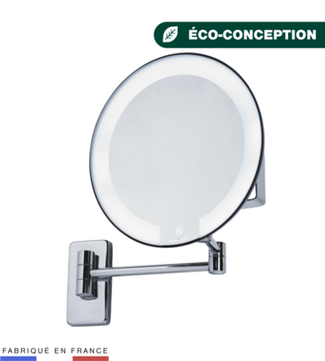 Miroir Cosmos lumineux bras tubulaire