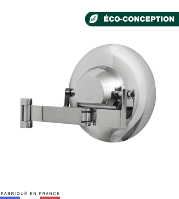 Miroir Cosmos lumineux chrom� bras plat