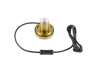 PANTILO ROPE 19, lampe � poser, E27, cylindrique, 1x max. 15�W E27, ambre/or