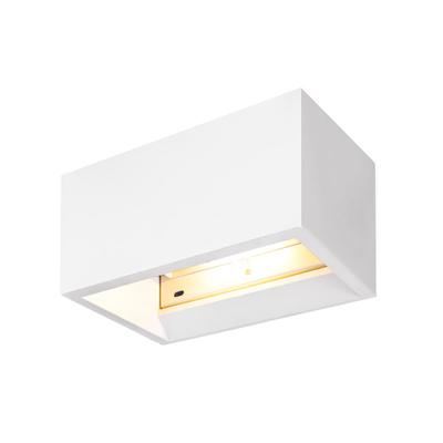 PLASTRA, applique int�rieure, rectangulaire, blanc, R7s 118mm, 20W max, pl�tre