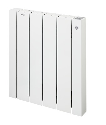Volga Plus EL, R�gul.digitale+�il NF, Blanc RAL 9010, 750W, H575 mm / L528 mm
