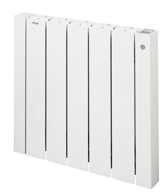 Volga Plus EL, R�gul.digitale+�il NF, Blanc RAL 9010, 1000W, H575 mm / L628 mm