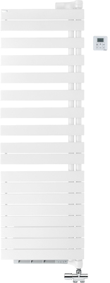 R�gate Twist +Air EL droite, Blanc RAL 9016, 1000W, H 1745mm / L 550mm