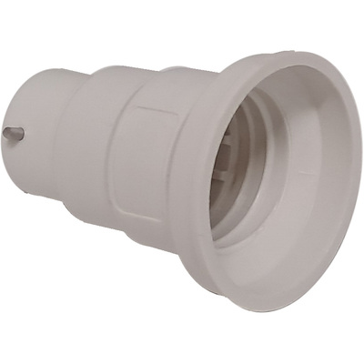 Adapteur douille B22 en E27 blanc
