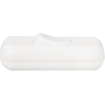 Interrupteur 2A unipolaire bifilaire blanc
