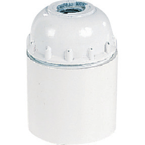 Douille E27 lisse blanc M10