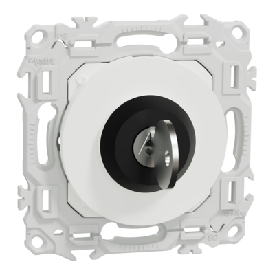 Odace interrupteur � carte 10A LED blanc