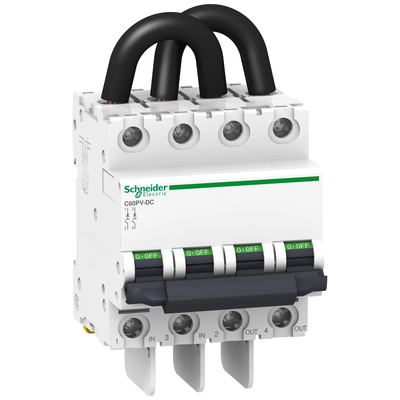 Acti9 PV - Disjoncteur photovolta�que C60PV-DC 800VDC 25A 2P