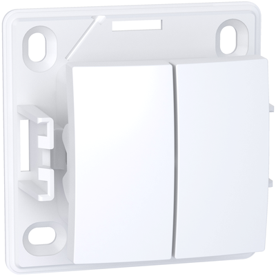 Alr�a, Va-et-vient bouton poussoir, blanc polaire