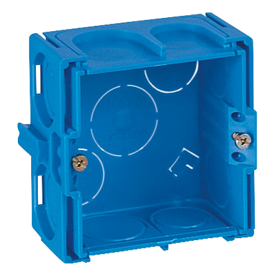 Modulo - bo�te carr�e - 1 poste - P50mm - entr�es 2x�20 + 2x25 + 4x�20/25mm