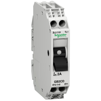 TeSys GB2-CD - disjoncteur pour circuit de contr�le - 10A - 1P+N - 1d