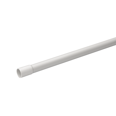 Mureva Tube - conduit rigide tulip� PVC gris - �20mm/2m - au m�tre lin�aire