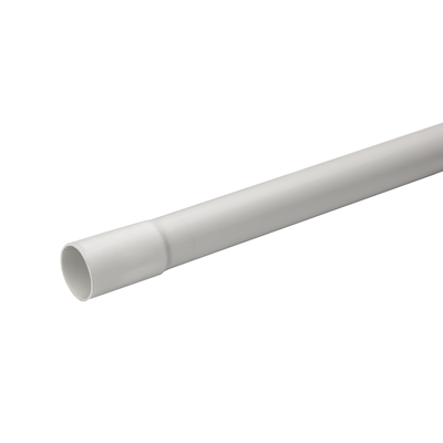 Mureva Tube - conduit rigide tulip� PVC gris - �32mm/3m - au m�tre lin�aire