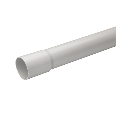 Mureva Tube - conduit rigide tulip� PVC gris - �40mm/3m - au m�tre lin�aire