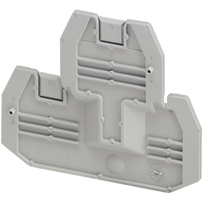 Cloison extremit� 2 niveaux 4 pts pour borne � vis NSYTRV24D-NSYTRV44D - 22mm