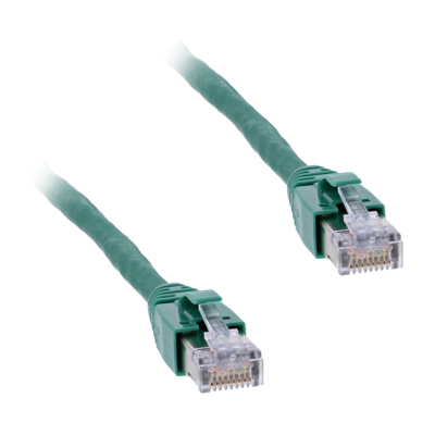 CABLE DE RACCORDEMENT, CA T.7, VERT, 2,0M