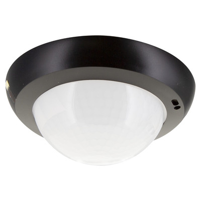 Lentille couloir PD4N Type A-Collerette Noir Mat RAL9005