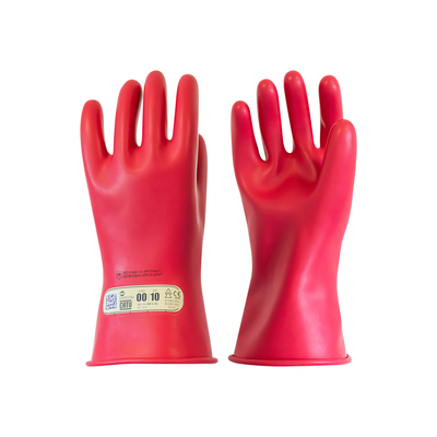 gants isolants iec classe 00 t07 rouge 28 cm