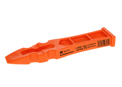 Ecarteur isolant � gorge pour op�rations r�seaux souterrains