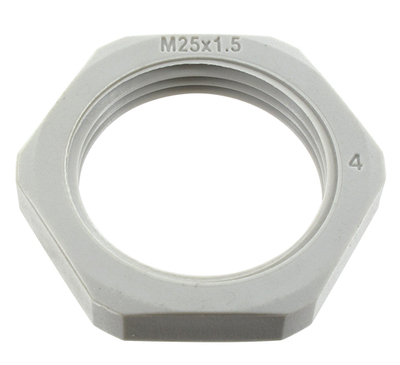 Ecrou polyamide gris ISO16