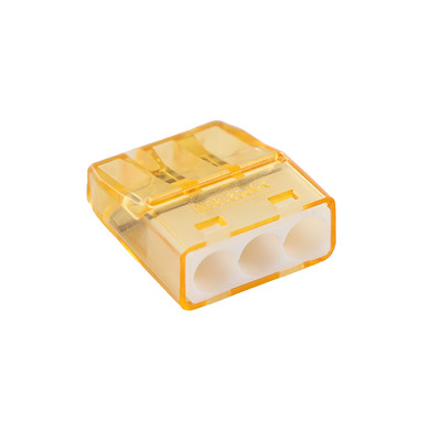 Bo�te de connecteur Mini Connex 3 entr�es orange
