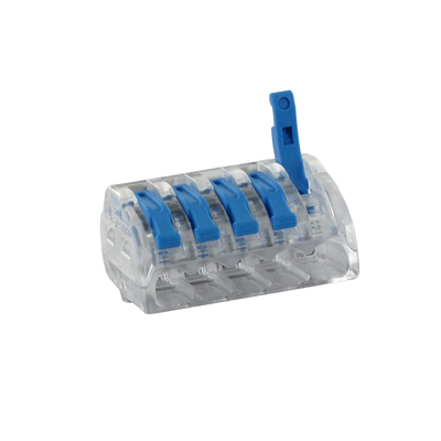 Connecteur � leviers  0.2-4 mm� 5 ent.