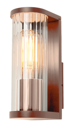 MAGALI - Applique Mur Ext. IP44 IK04, corten, E27 60W max., Lpe non incl.