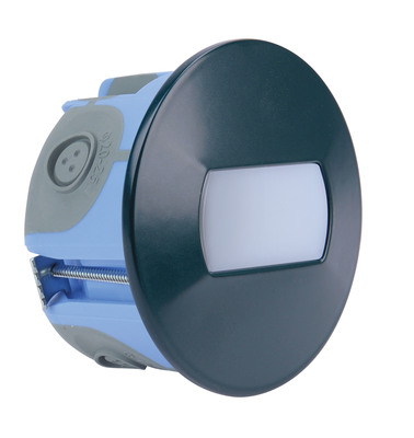 BALIZ - Encastr� Mur rond, fixe, anthracite, LED int�g. 1,2W 4000K 8lm