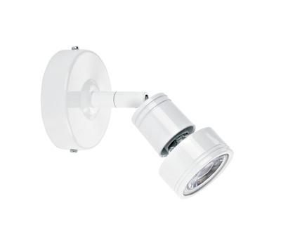 ZAO 01 - Spot sur pat�re GU10, blanc, a/lpe LED 4,2W 3000K 500lm incl