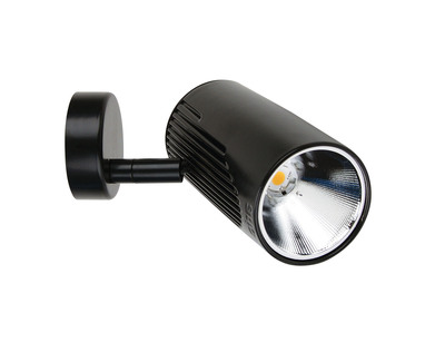 LUMI 01 - Proj. s/pat�re, noir, angle 42�, LED int�g. 22,5W 3000K 2100lm