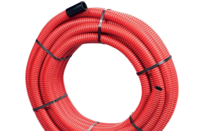 JANOFLEX Fourreau de protection TPC �50 - Couleur rouge - Couronne 25M