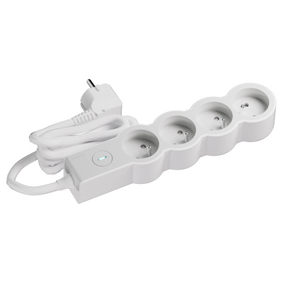Multiprise 4x2P+T 16A 230V-3680W inter ON/OFF - cordon 3m - B