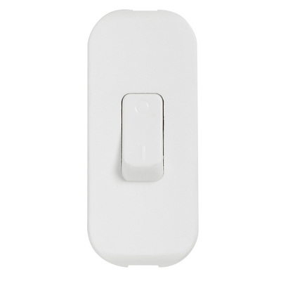 Interrupteur � bascule pour lampe - bipolaire - blanc
