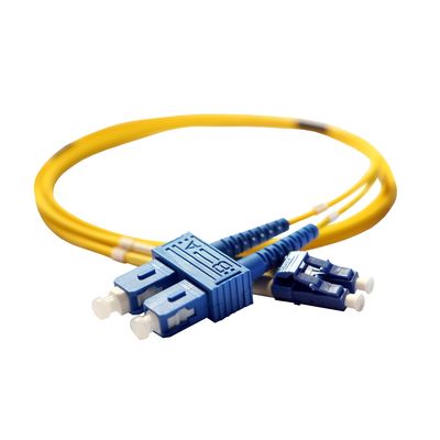 Cordon optique OS1/OS2 ( UPC ) monomode LCS� duplex SC/LC - longueur 3m
