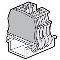 Cloison terminale pr bloc jonc Viking 3 � vis - 1 entr/1 sort - pas 5,6,8,10
