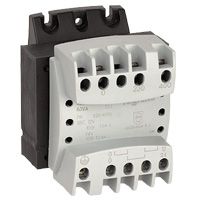 Transformateur de s�curit� primaire 230V � 400V et secondaire 12V~ � 24V~ 220VA
