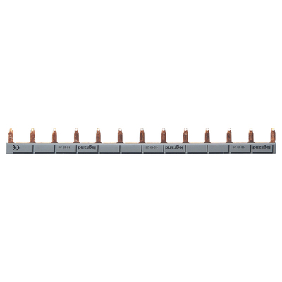 Peigne d'alimentation universel Phase + Neutre HX� 1P - longueur 13 modules