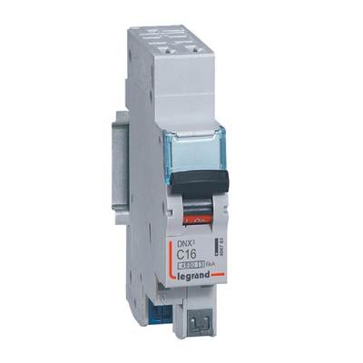 Disjoncteur DNX� 4500 - auto/auto - 1P+N 230V~ 16A - 4,5kA - courbe C - 1 module