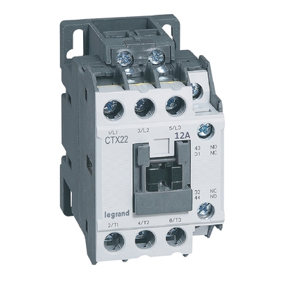 Contacteur de puissance CTX� 22 - 3P - 12A - bornes � vis - 1NO+1NF - 230V~