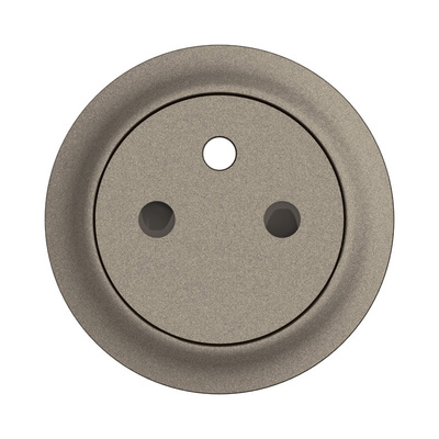 Enjoliveur prise 2P+T Surface C�liane - Titanium