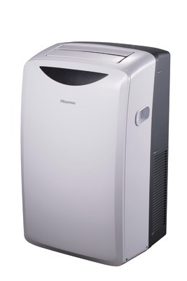 HPAH09T Climatiseur mobile r�versible 3 KW 3 vitesses et d�shumidification blanc