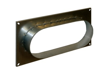 Virole pour conduit oblong 350x100/clapet rectangulaire 400x200 ISONE�2.1 PM