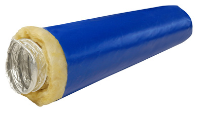 T 127 R ALU CR25 10M - SPIREO Conduit souple renforc� calorifug� 25 mm D125 L10M
