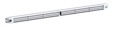 Entr�e d'air hygro compacte - EHC - 5 � 45 m3/h - 34dB - Avec grille - Blanc