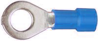 Cosse pr�-isol�e bleue � plage ronde section 1,5 � 2,5mm� bornage M4