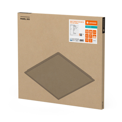 Panel LED Compact 600 33W/4000K 3630lm UGR19 IP40 IRC 80 110lm/W 90�