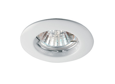 MINI SAT - Encastr� G4, rond, fixe, blanc, Lpe non incl.